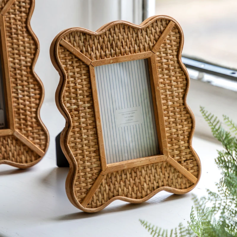 Ayora Rattan Photo Frame 6x4 | OUTLET