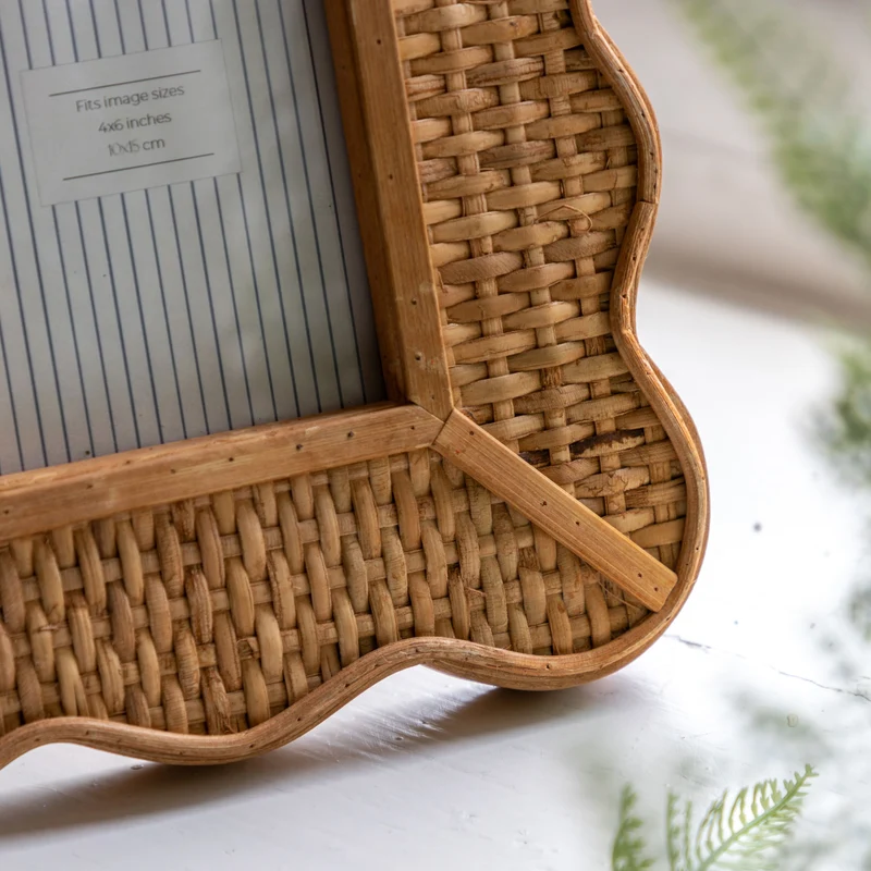 Ayora Rattan Photo Frame 6x4 | OUTLET