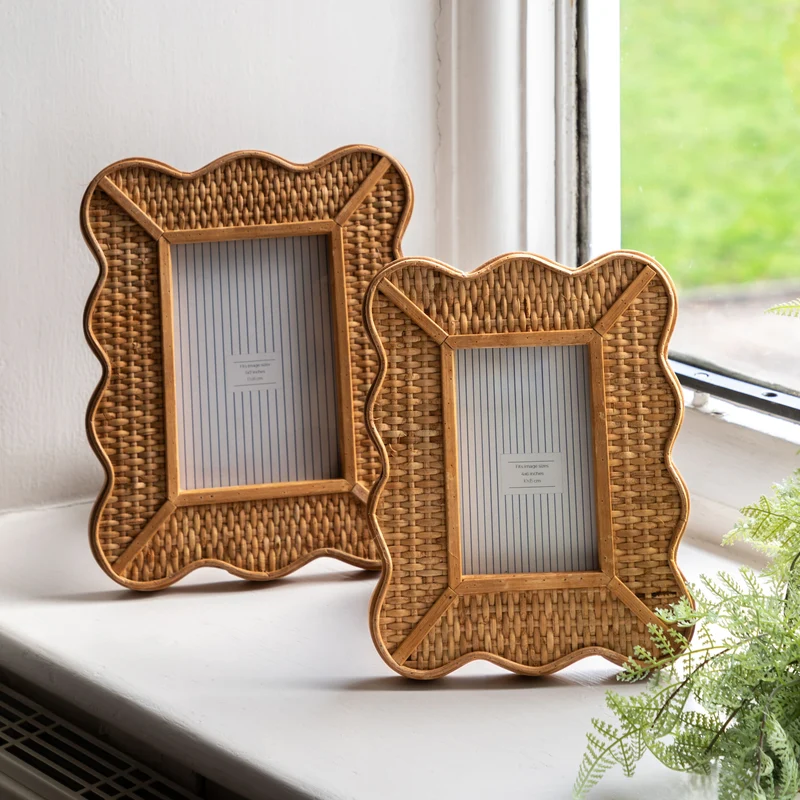 Ayora Rattan Photo Frame 6x4 | OUTLET