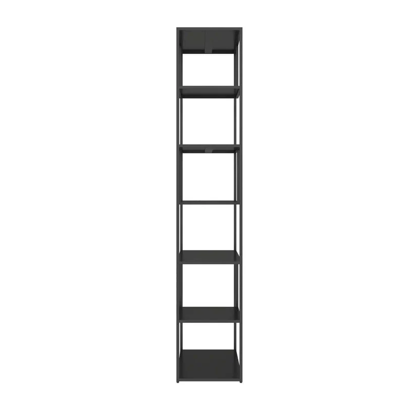 Acero Black Metal Multi Tier Shelving Unit