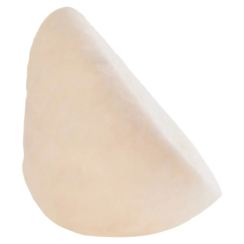 Broc Cream Textured Geometric Sculpture