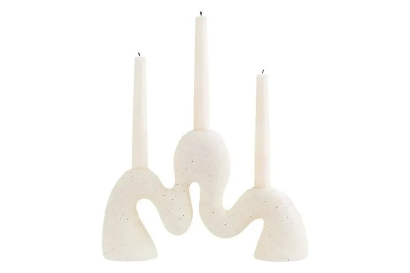 Broc Cream Organic Candle Holder