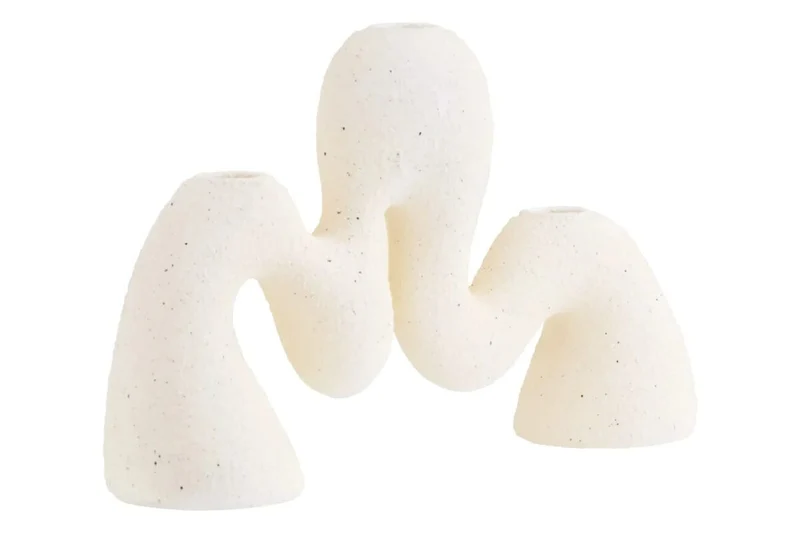 Broc Cream Organic Candle Holder