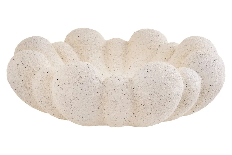 Broc Cream Bubble Design Bowl