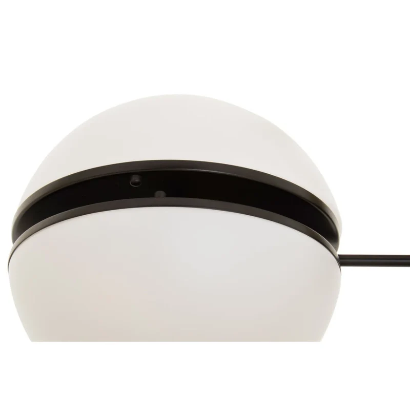 Abira Matt Black Ball Wall Light