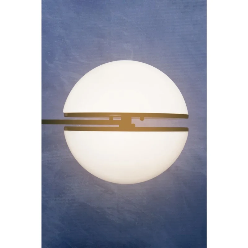 Abira Matt Black Ball Wall Light