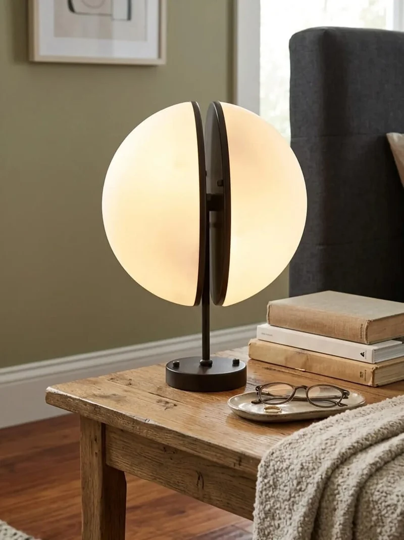 Abira Matt Black Ball Wall Light