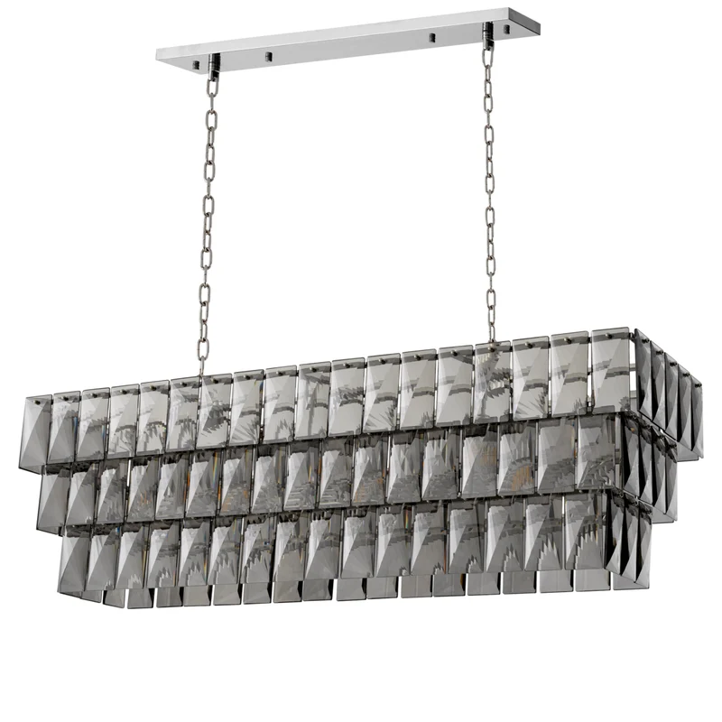 Chandelier Amazone rectangular