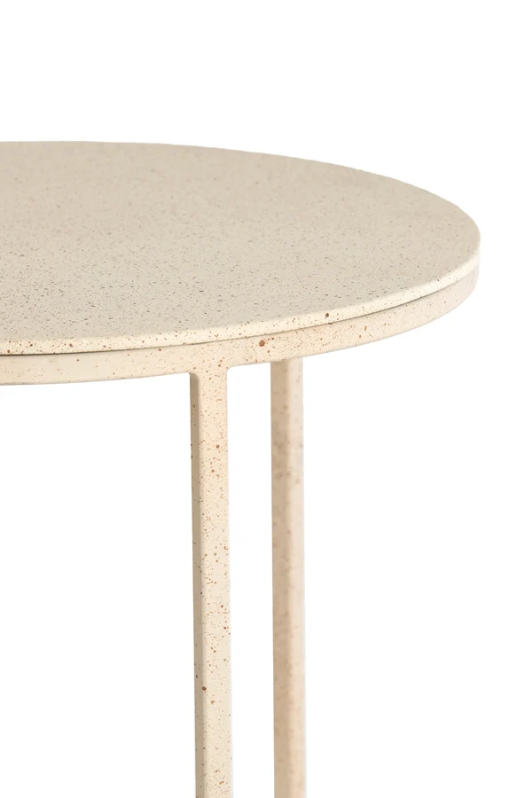 Coffee table S/2 65x38+75x42 cm SADAR sand+l brown spotted | OUTLET