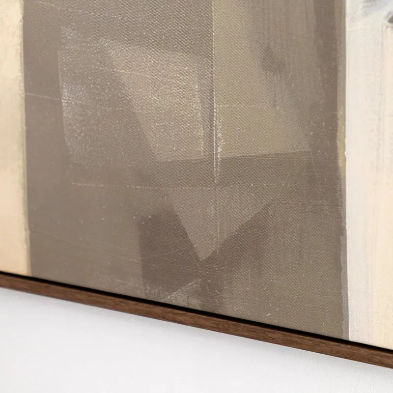 Cemento Abstract Framed Canvas | OUTLET