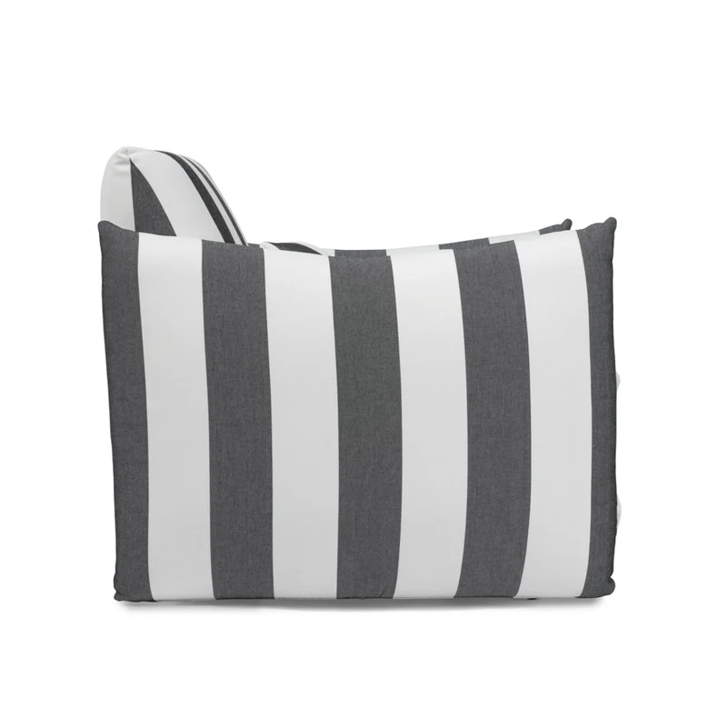 Sycamore Black and White Striped Chair
