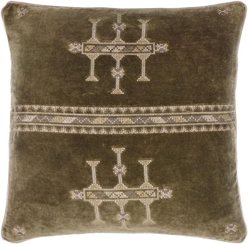 Velour Velvet Cushion - 51 x 51 cm | OUTLET