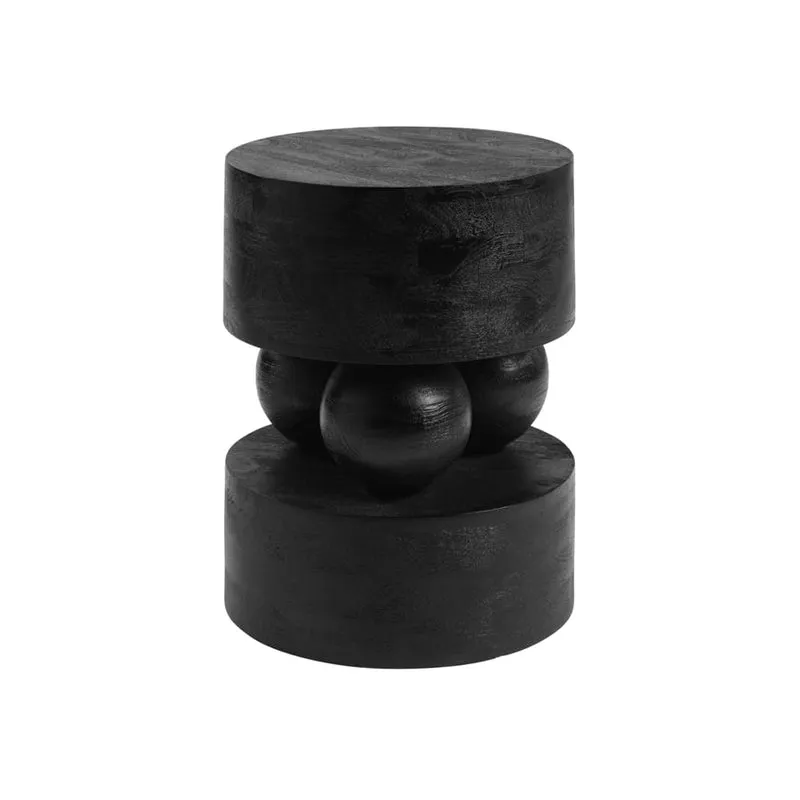 Sachi Black Side Table