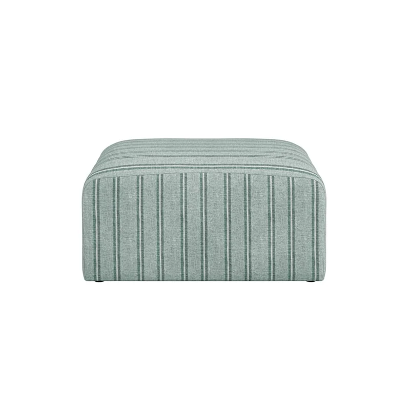 Ryder Chalk Stripe Pouffe