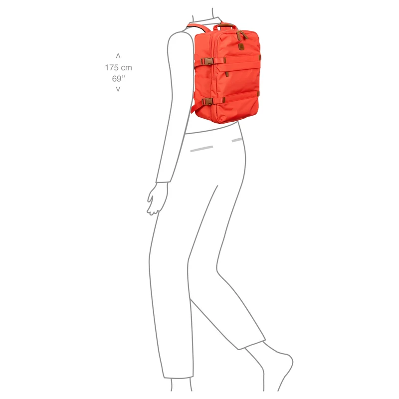 Brics X-Bag Travel - Mochila de viaje 42 cm (poppy)