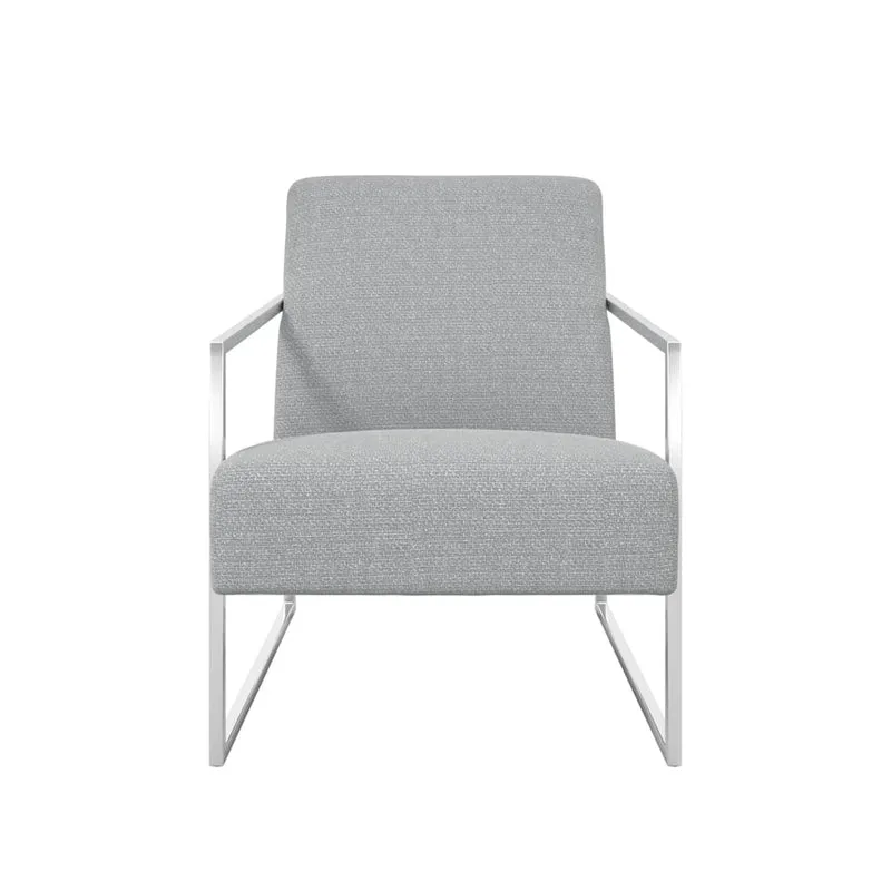 Ritz Dove Grey and Silver Chair