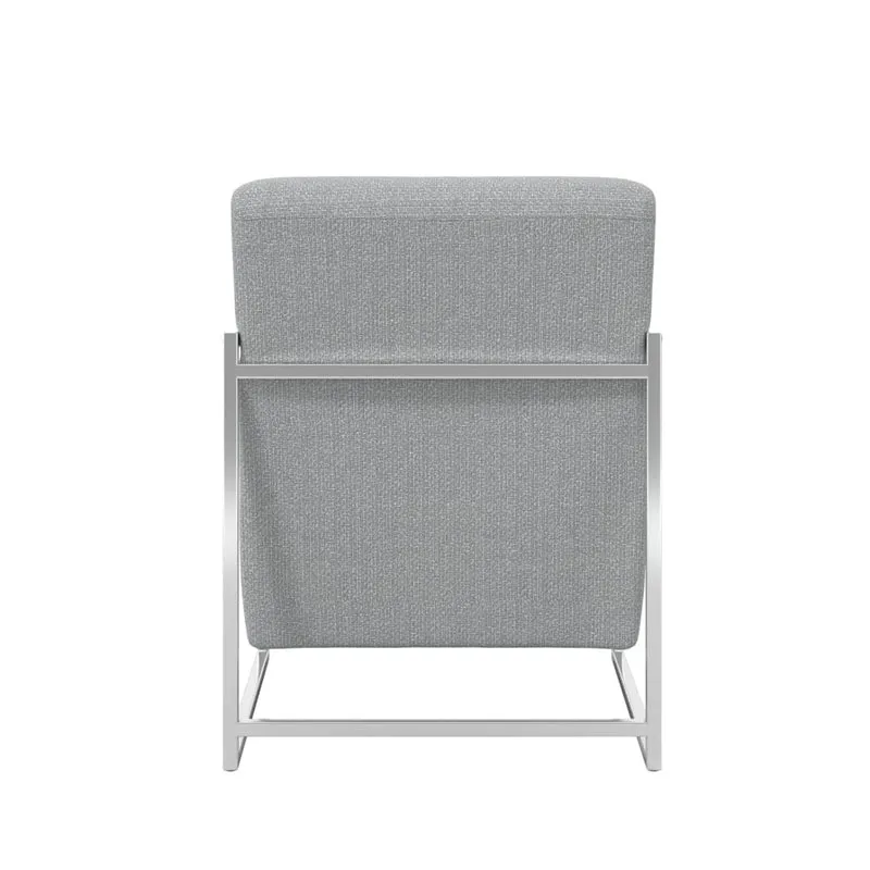 Ritz Dove Grey and Silver Chair
