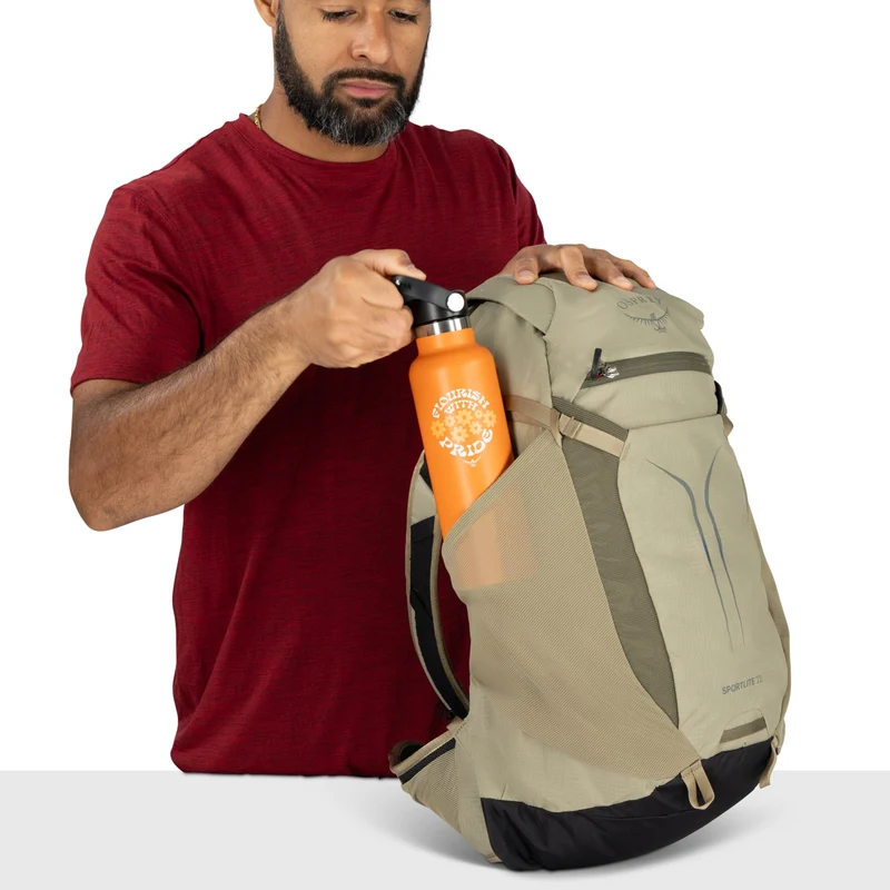 Osprey Sportlite 22 - Mochila de senderismo 52 cm (olive tan)