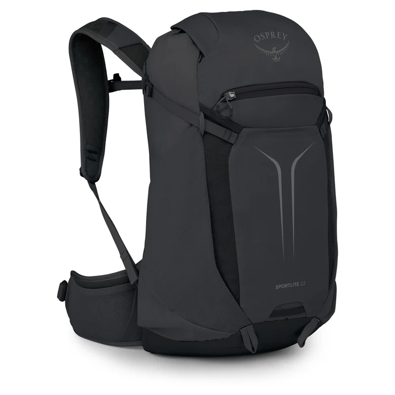 Osprey Sportlite 22 - Mochila de senderismo 52 cm (raven black)