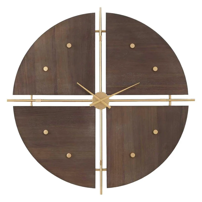 Walnut Elegance Wall Clock | OUTLET