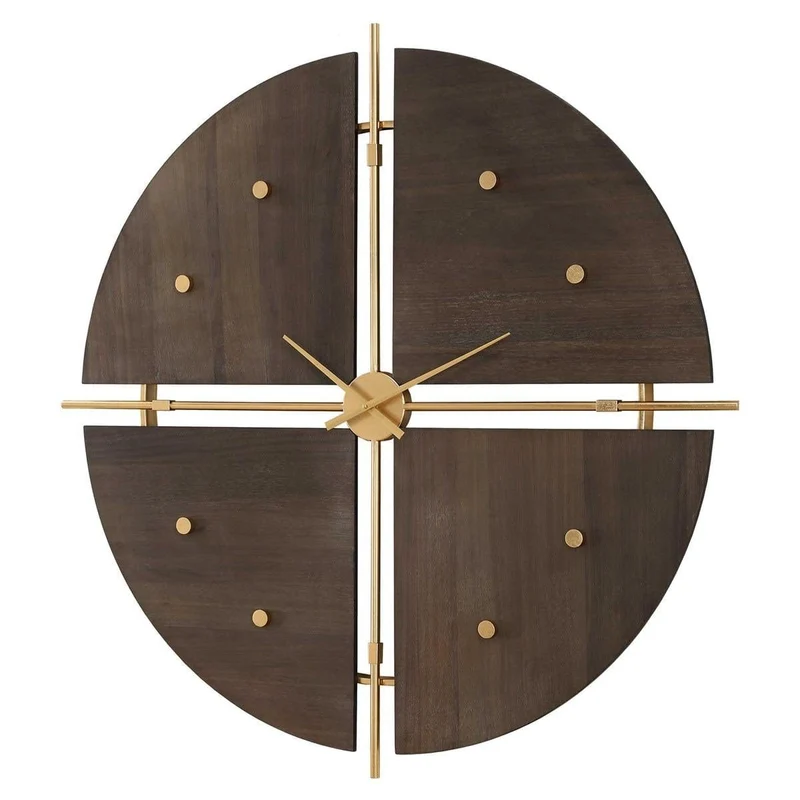 Walnut Elegance Wall Clock | OUTLET