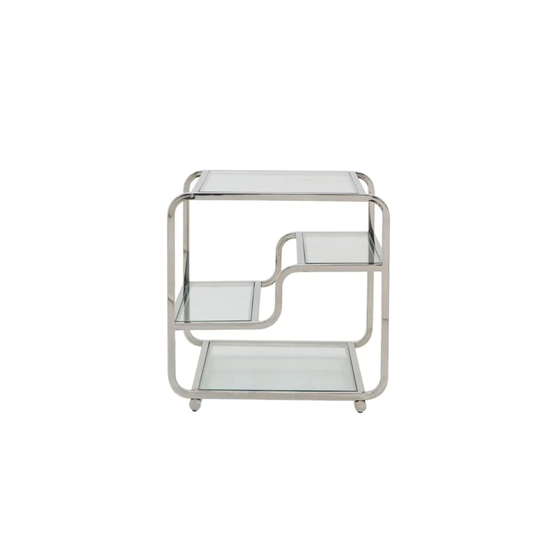 West Chrome Side Table