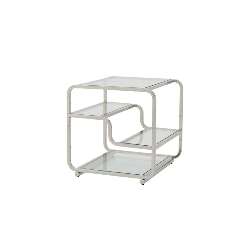 West Chrome Side Table