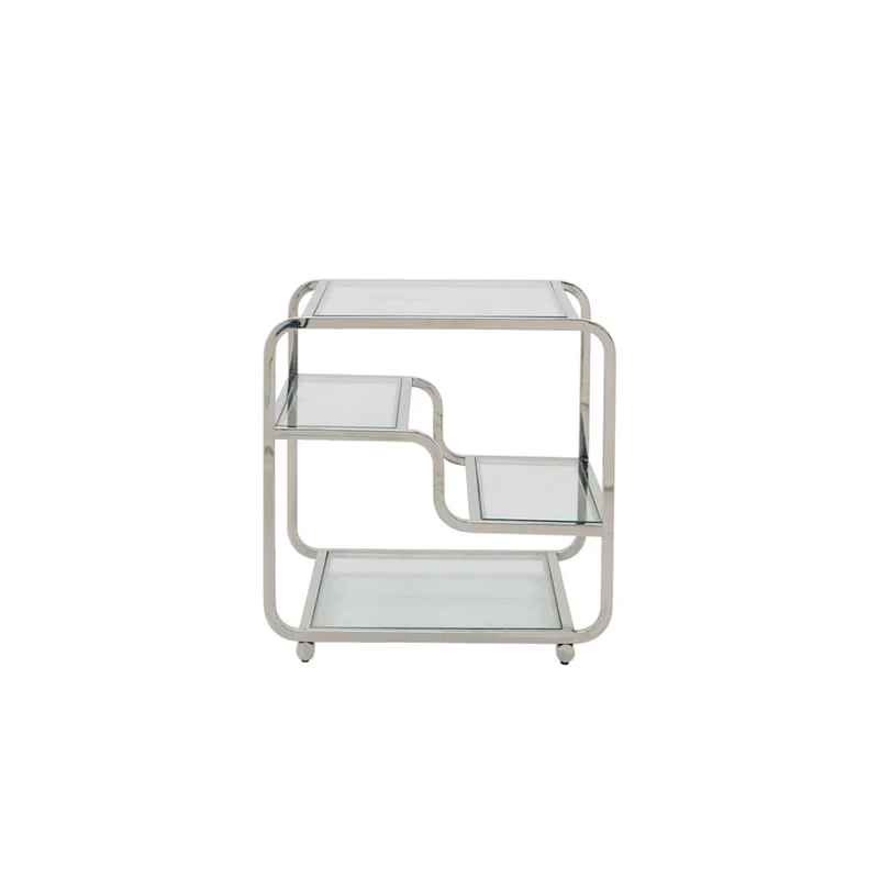 West Chrome Side Table