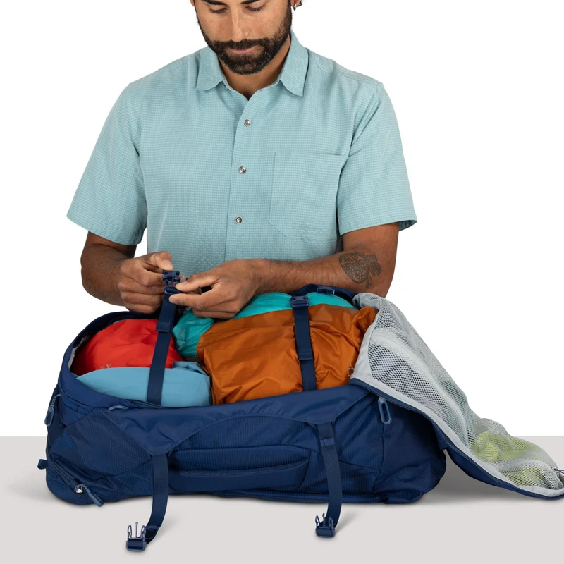 Osprey Farpoint 40 - Mochila de viaje 55 cm (antique blue)