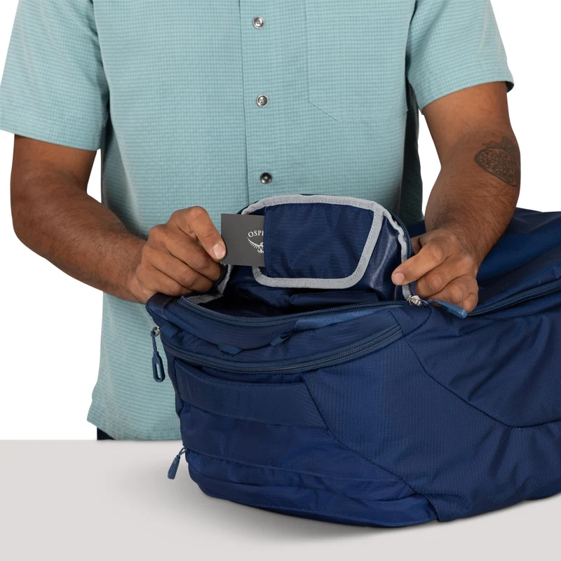 Osprey Farpoint 40 - Mochila de viaje 55 cm (antique blue)