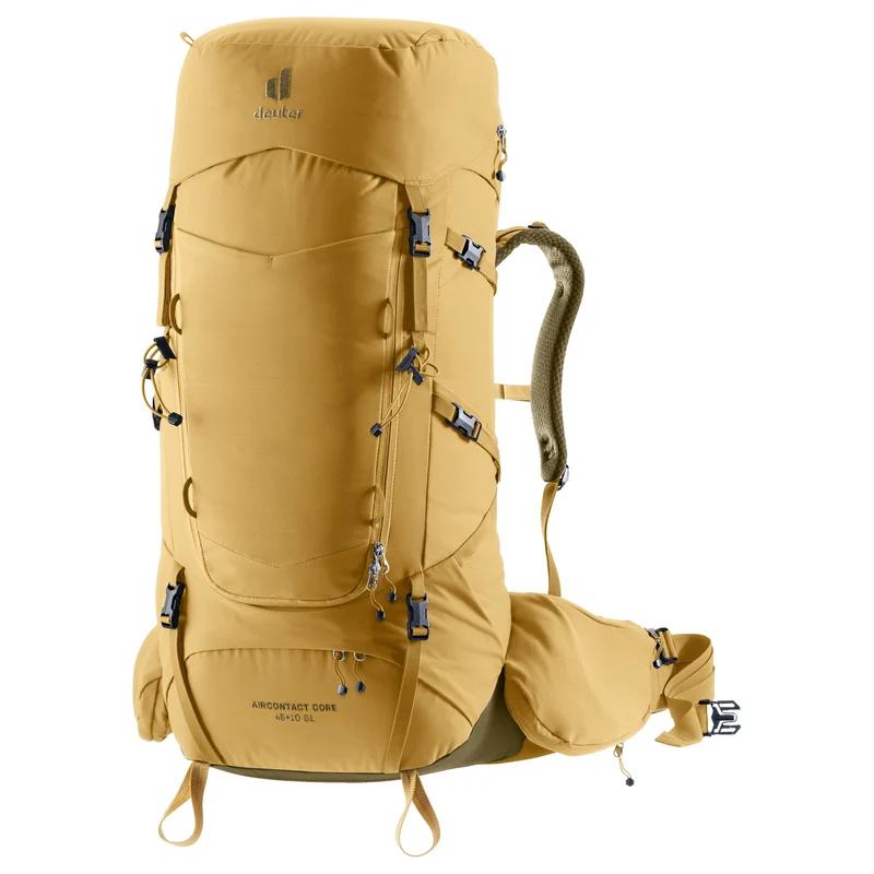 Deuter Aircontact Core 45 + 10 SL - Mochila de trekking 82 cm (savanna-nori)
