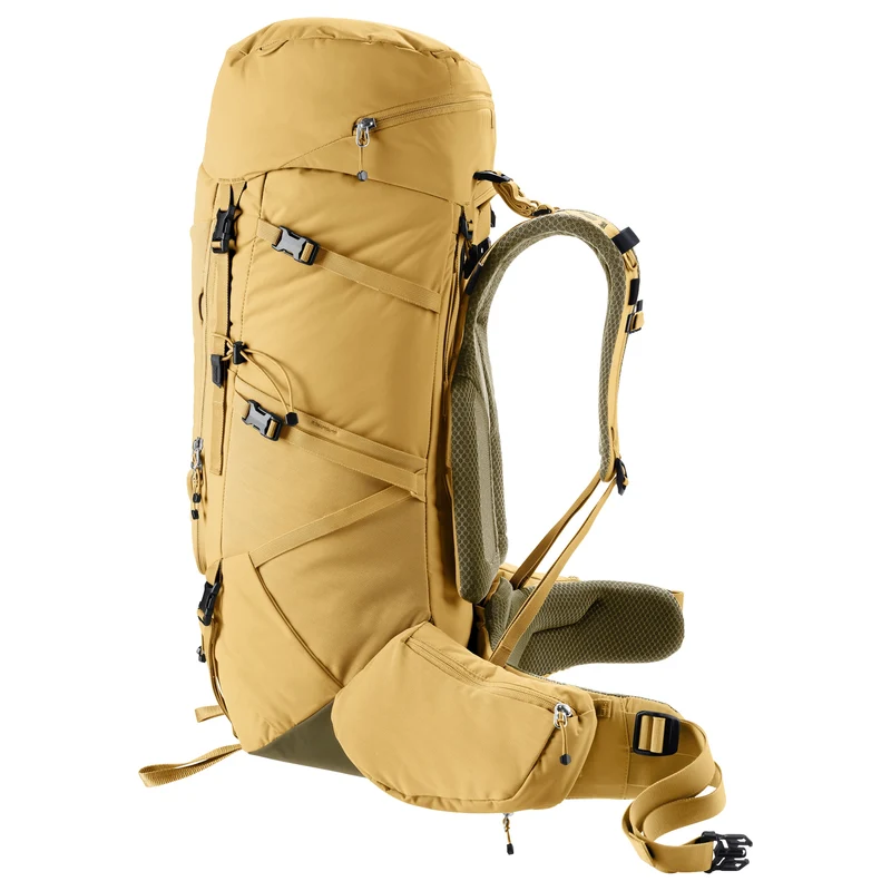 Deuter Aircontact Core 45 + 10 SL - Mochila de trekking 82 cm (savanna-nori)