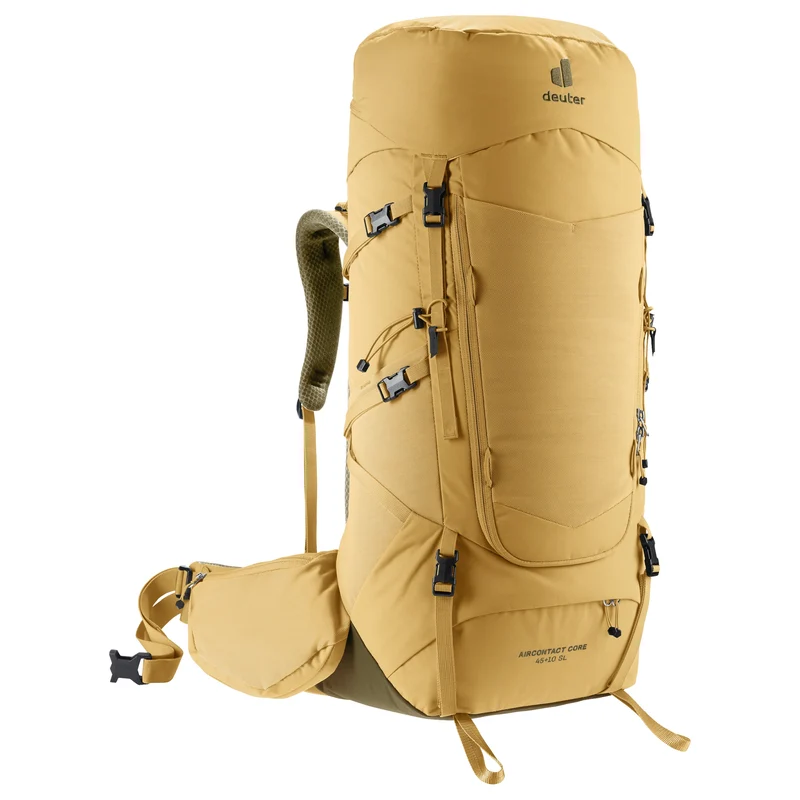 Deuter Aircontact Core 45 + 10 SL - Mochila de trekking 82 cm (savanna-nori)