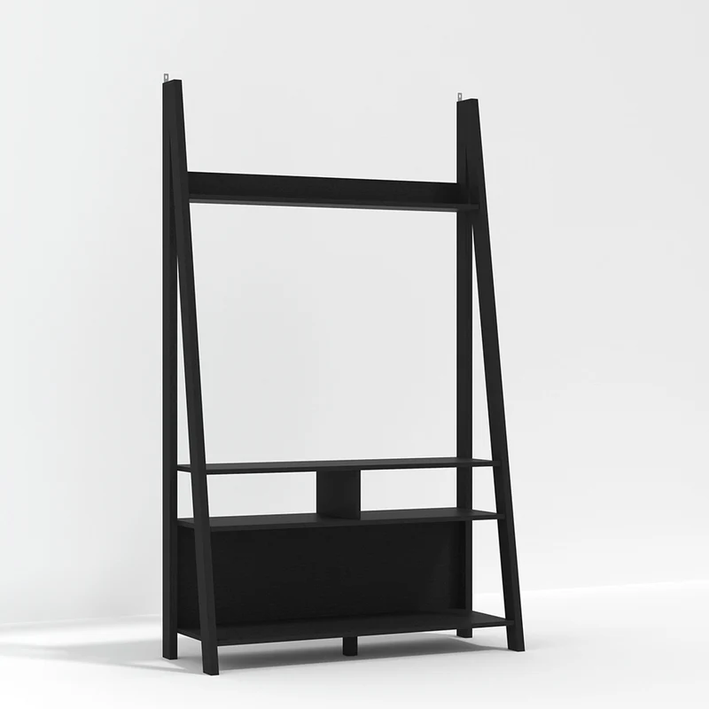 Tiva White Ladder Bookcase