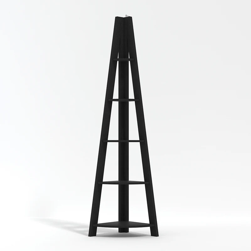 Tiva Oak Ladder Media Unit