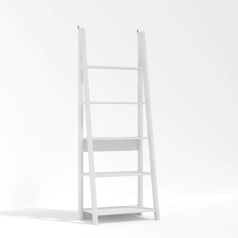 Tiva Black Corner Ladder Shelving