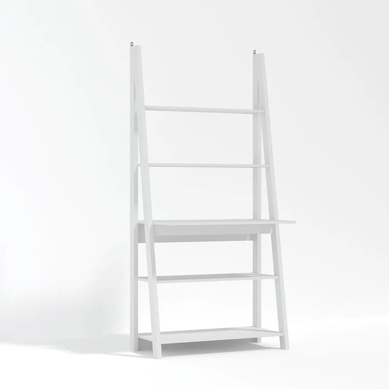 Tiva Black Corner Ladder Shelving