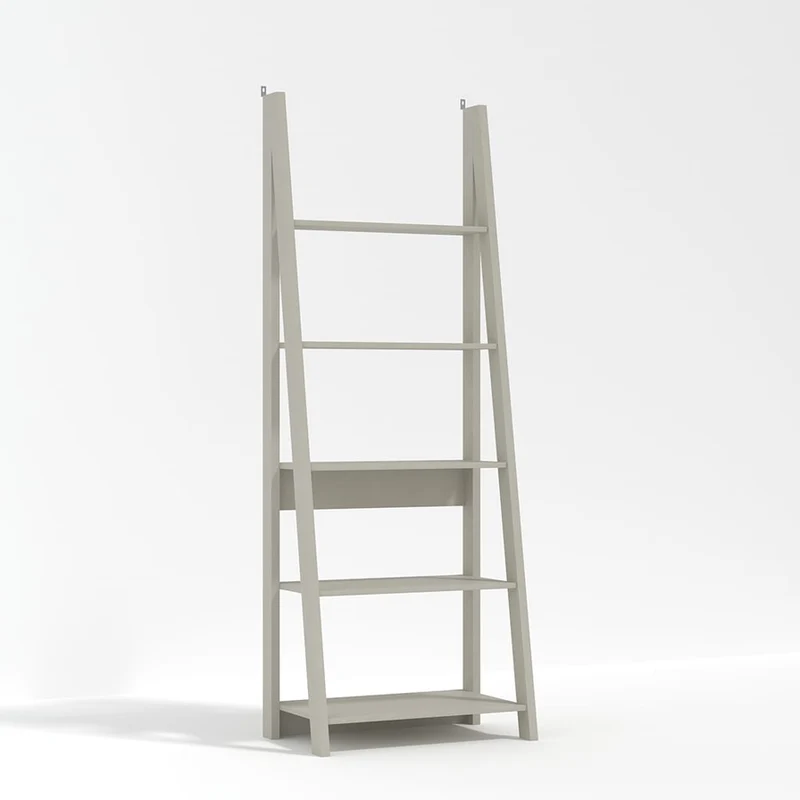 Tiva Black Corner Ladder Shelving