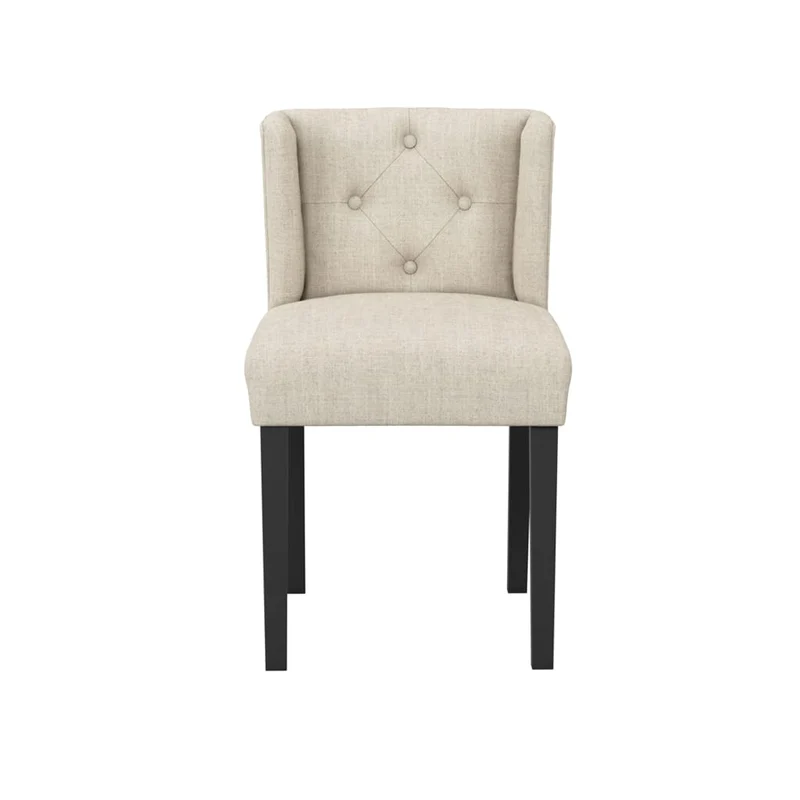 Shay Stone Winged Dining Chair with Arms