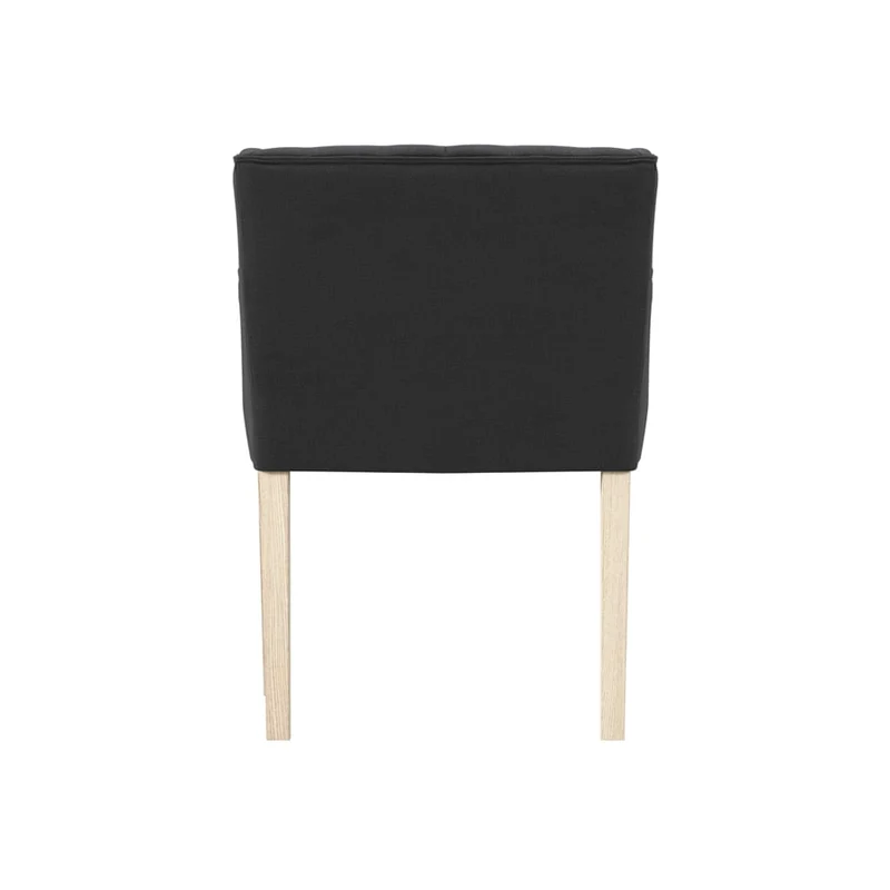 Shay Anthracite Winged Chair with Arms
