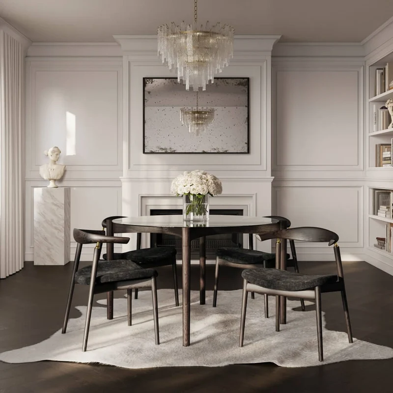 Seine Coal and Chocolate Dining Chair