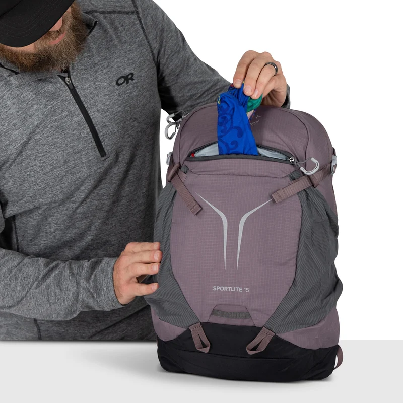 Osprey Sportlite 15 - Mochila de senderismo 44 cm (graphite purple)