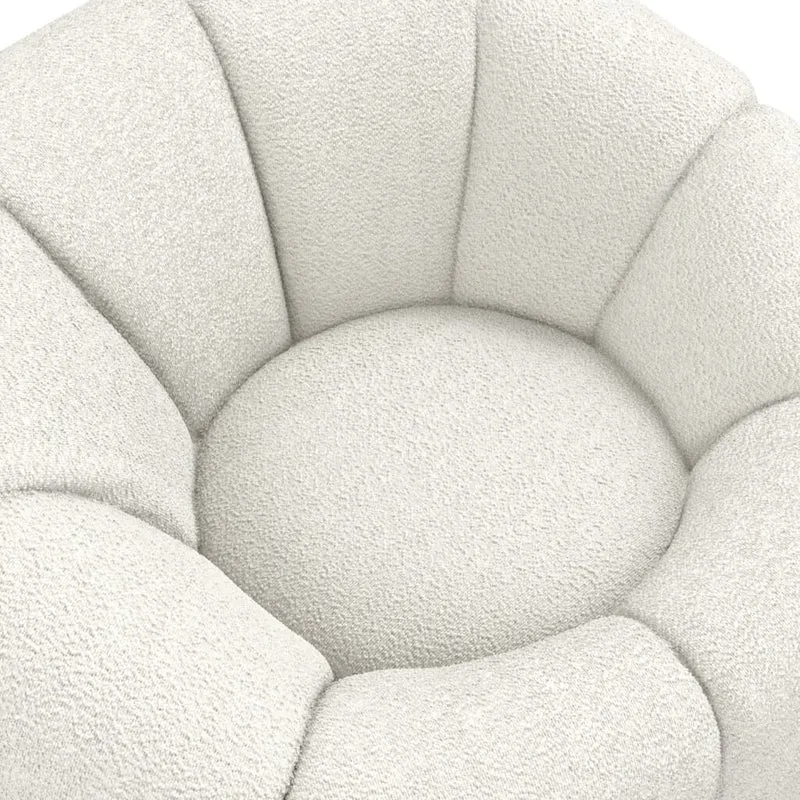 Nao Ivory Swivel Chair