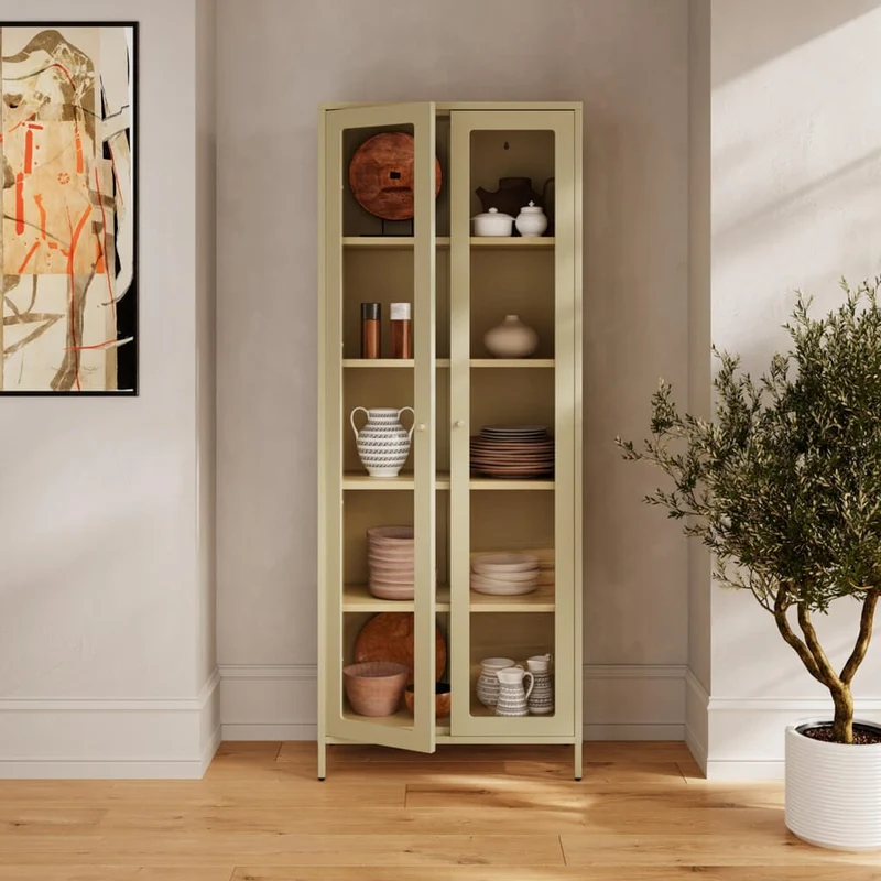 Mase Beige Cabinet