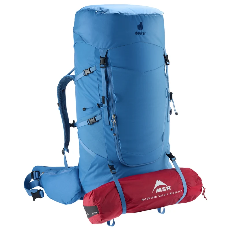 Deuter Aircontact Core 70 + 10 - Mochila de trekking 90 cm (baltic-nightblue)