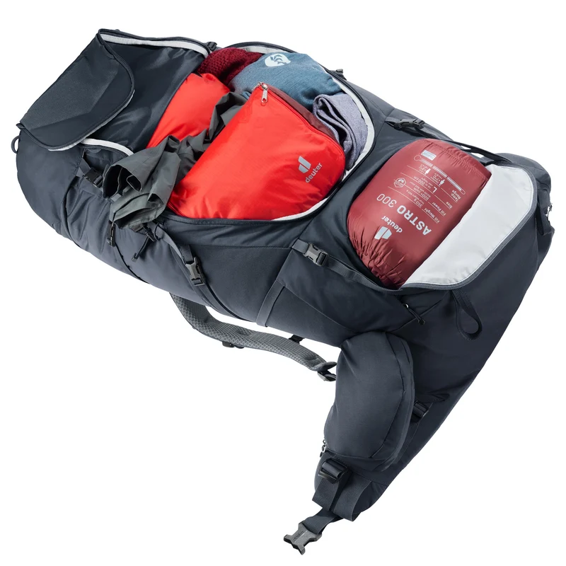 Deuter Aircontact Core 70 + 10 - Mochila de trekking 90 cm (black)