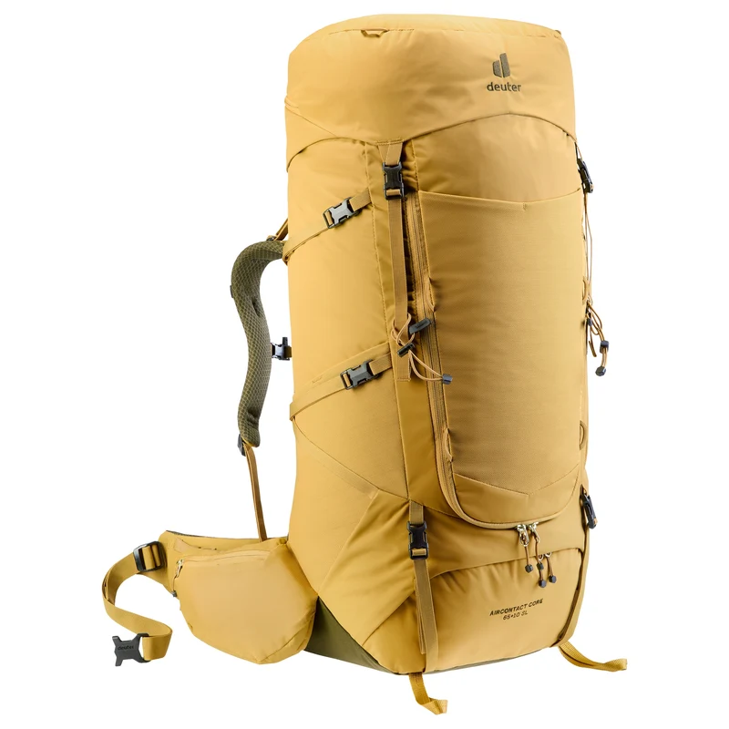 Deuter Aircontact Core 65 + 10 SL - Mochila de trekking para mujer 84 cm (savanna-nori)