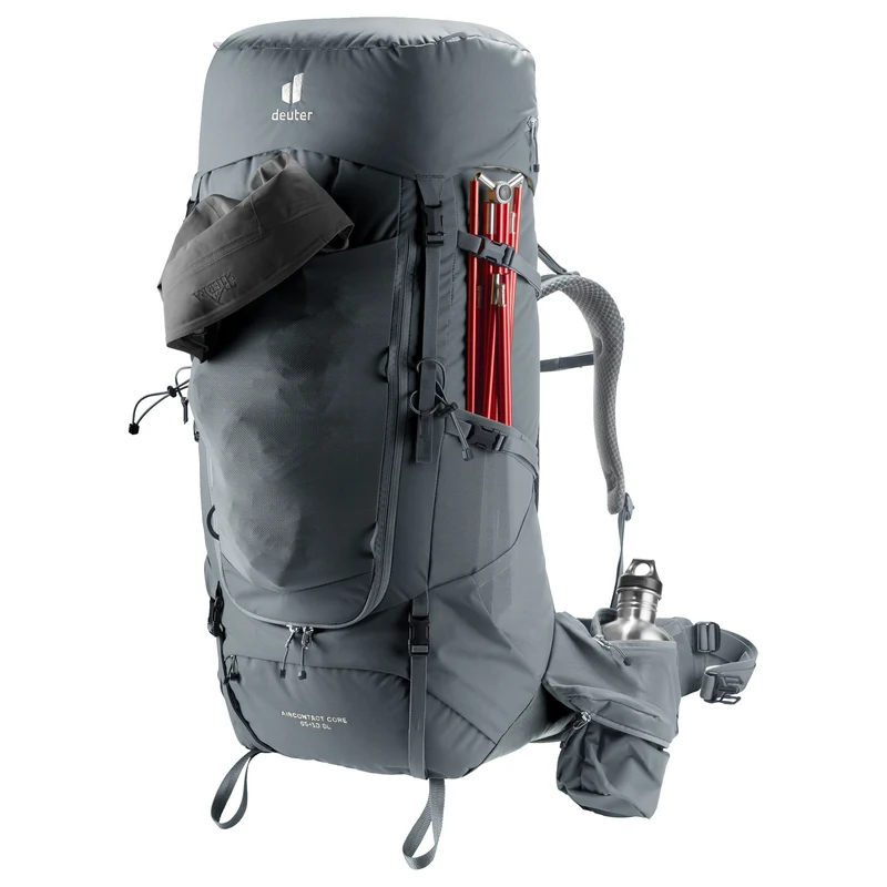 Deuter Aircontact Core 65 + 10 SL - Mochila de trekking para mujer 84 cm (graphite)