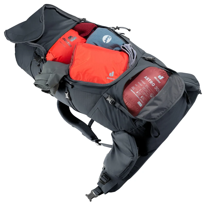 Deuter Aircontact Core 60 + 10 - Mochila de trekking 82 cm (black)