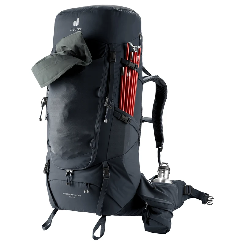 Deuter Aircontact Core 60 + 10 - Mochila de trekking 82 cm (black)